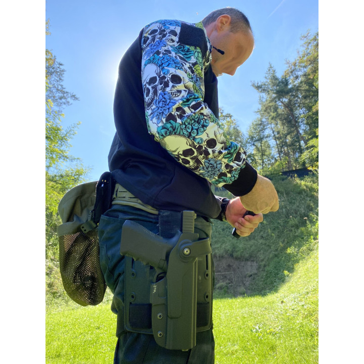 Combat Skull Blue