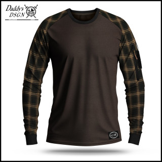 Combatshirt Krata Czekoladowo - Brązowa SZYTA na miarę!