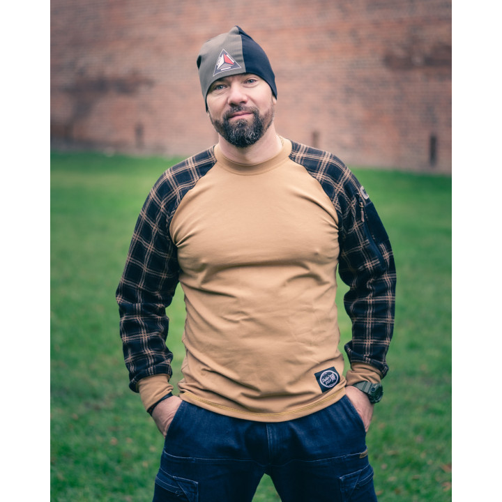 Combatshirt Krata Karmelowo - Brązowa