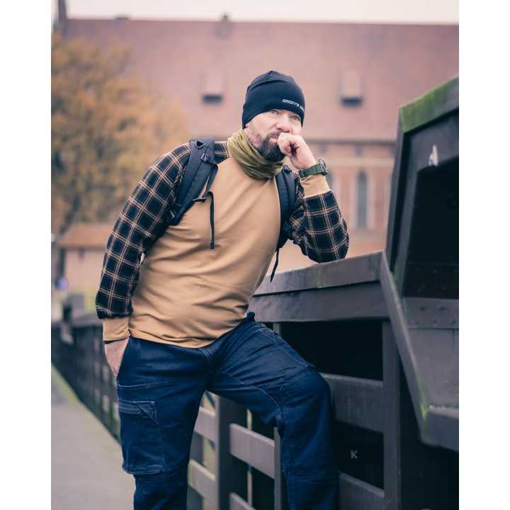 Combatshirt Krata Karmelowo - Brązowa