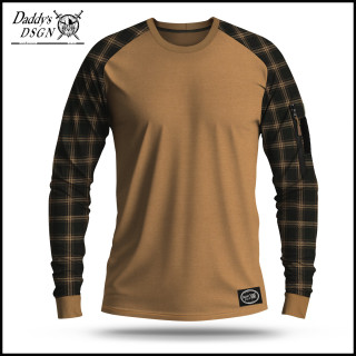 Combatshirt Krata Karmelowo - Brązowa SZYTA na miarę!