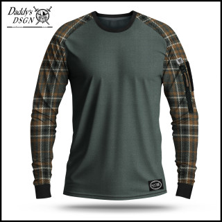 Combatshirt Krata Stalowo-brązowa SZYTA na miarę!