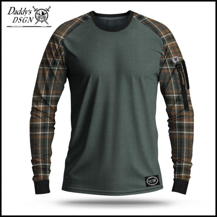 Combatshirt Krata Stalowo-brązowa SZYTA na miarę!