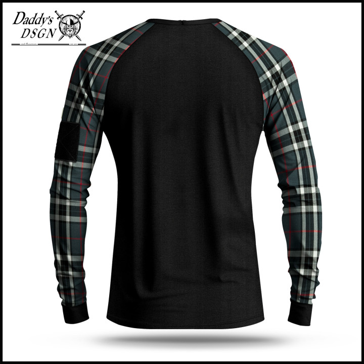 Combatshirt Krata Szaro - Czerwona