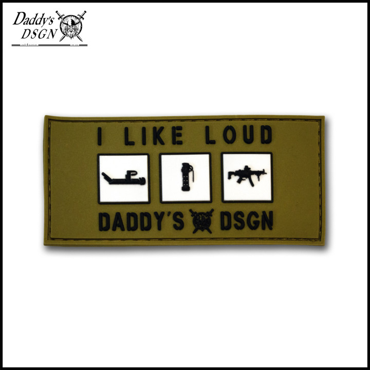 Naszywka DADDY'S LOUD