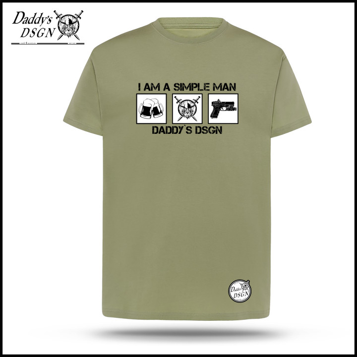 T-shirt Simple Man Palle Green