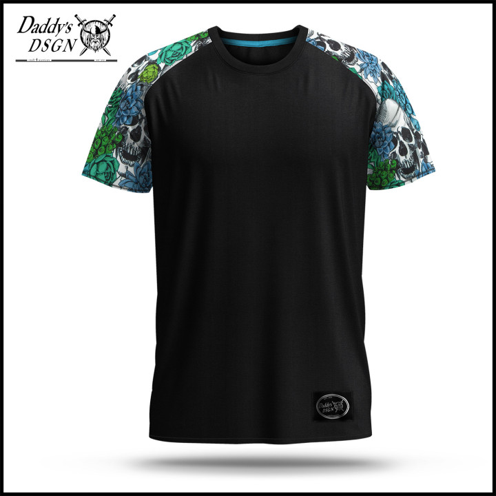 T-shirt Skull Blue