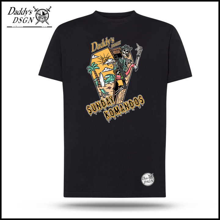 T-shirt Sunday F!@# Komandos Black