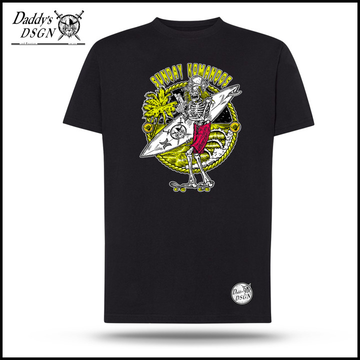 T-shirt Sunday Surf Komandos Black