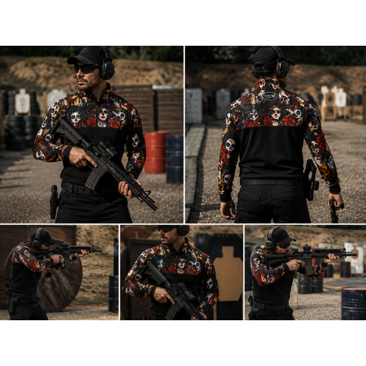 copy of copy of Combatshirt Krata granat SZYTA na miarę!