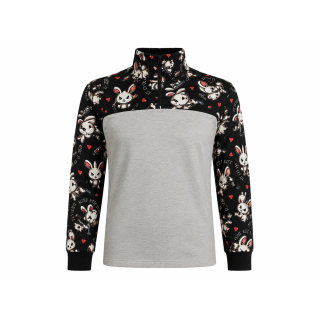 Bluza Kiss my bunny - SZYTA na miarę!