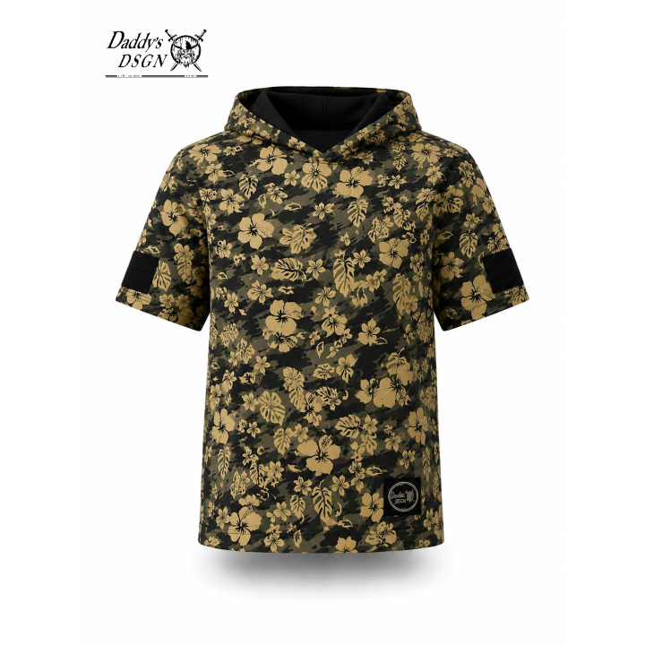 Bluza Camo Hibiskus - SZYTA na miarę!