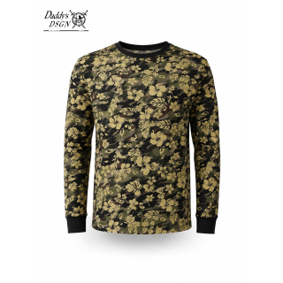 Longsleeve Camo Hibiskus - SZYTA na miarę!