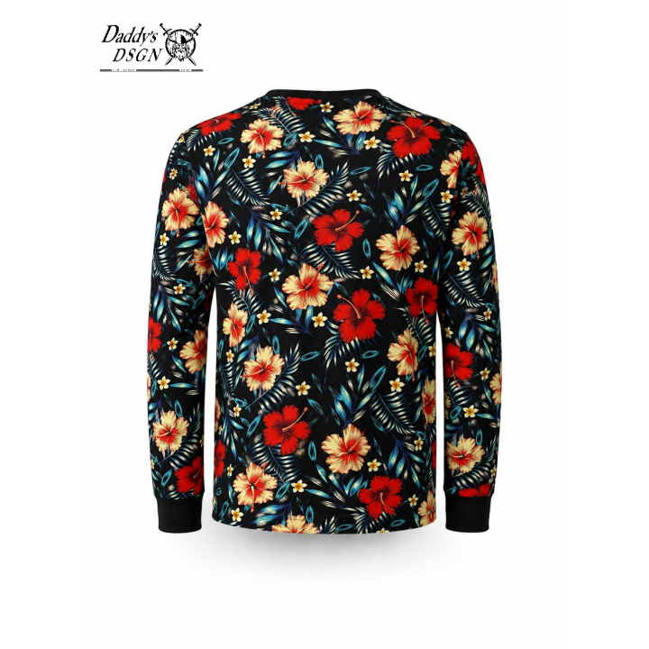 Longsleeve Tropical Hibiskus - SZYTA na miarę!