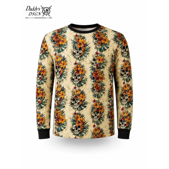Longsleeve Skull Hawaii - SZYTA na miarę!