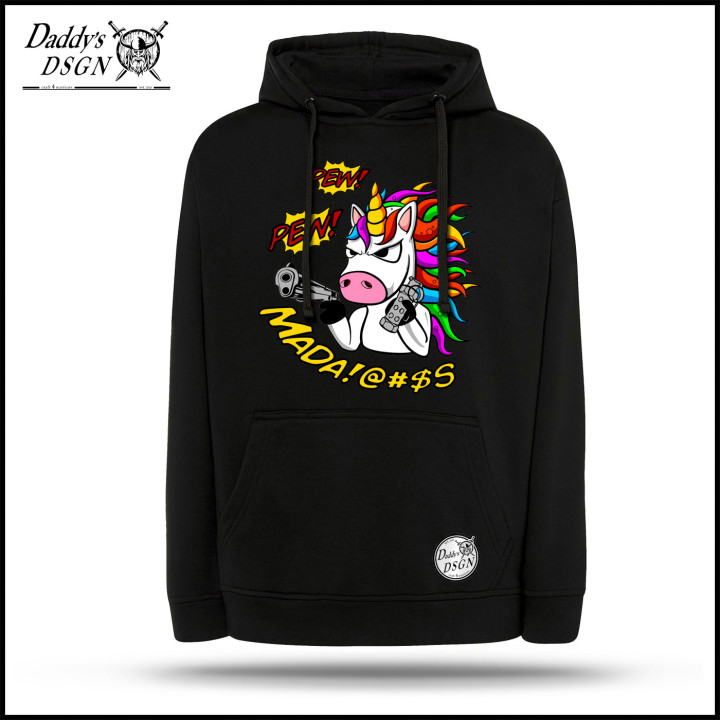 Bluza kangurka Sweet Unicorn Black