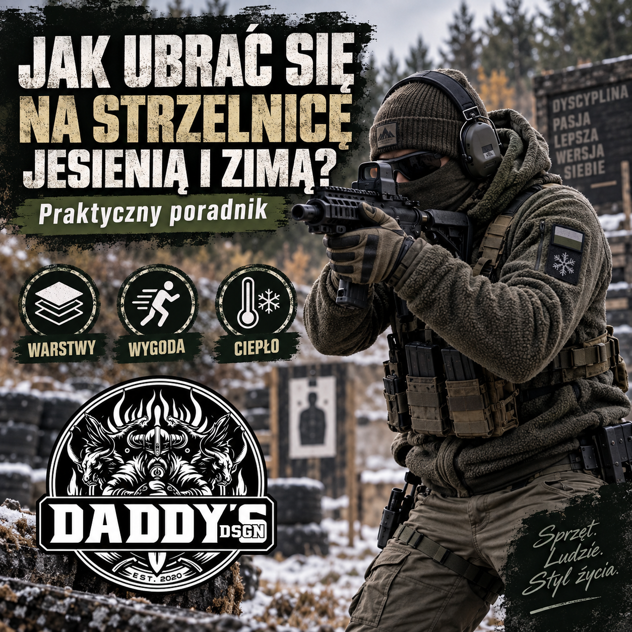 Jak ubrać się na strzelnicę jesienią i zimą? Odzież na chłodne dni