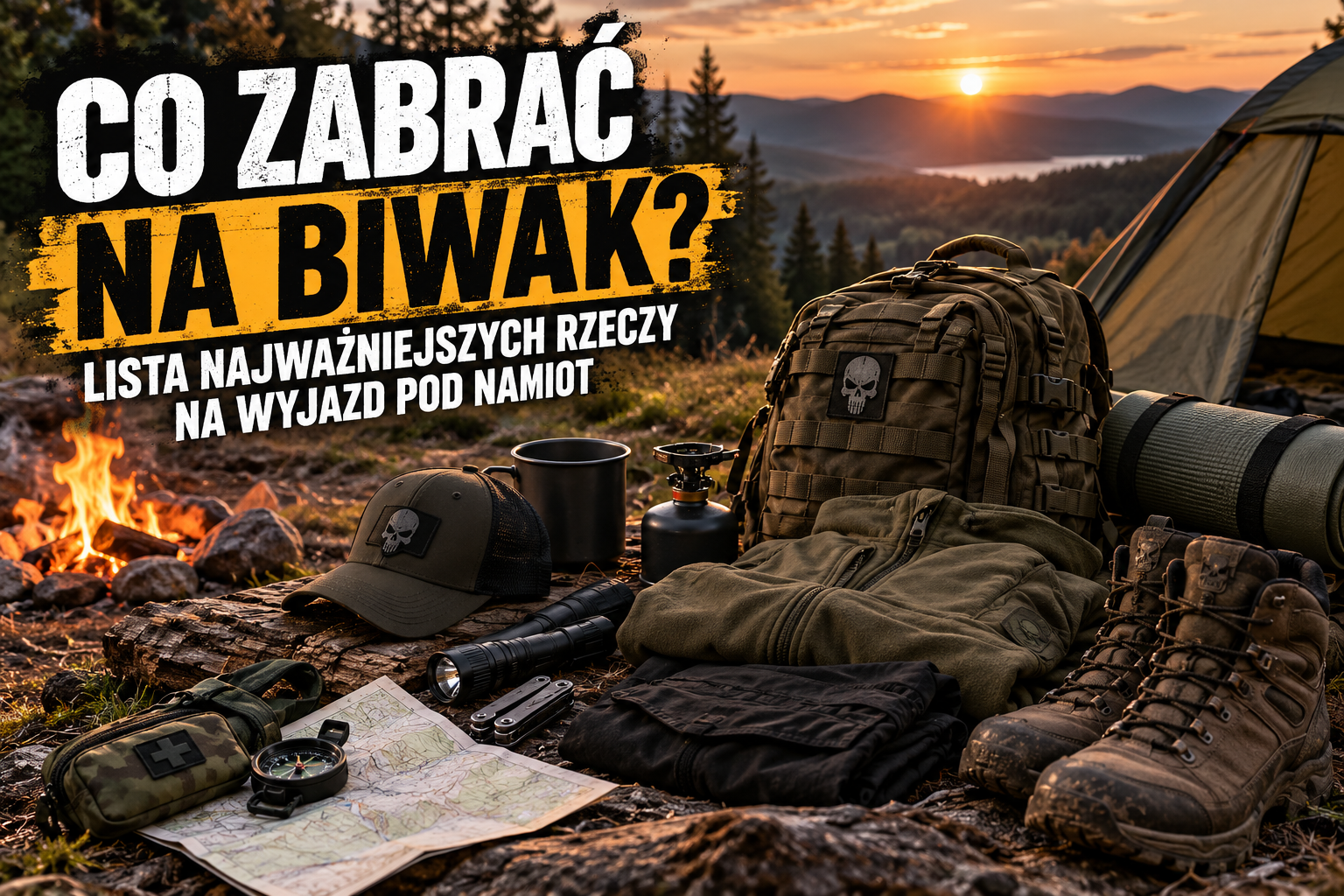 Co zabrać na biwak? Lista najważniejszych rzeczy na wyjazd pod namiot