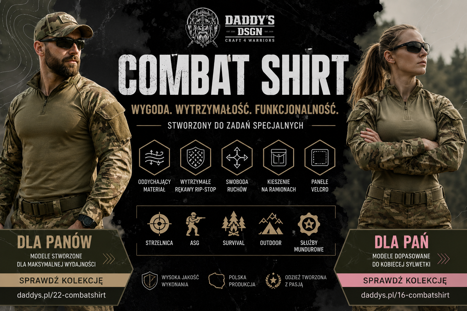 Combat Shirt – czym jest i dlaczego stał się standardem w odzieży taktycznej?