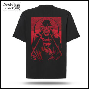T-shirt oversize Red death